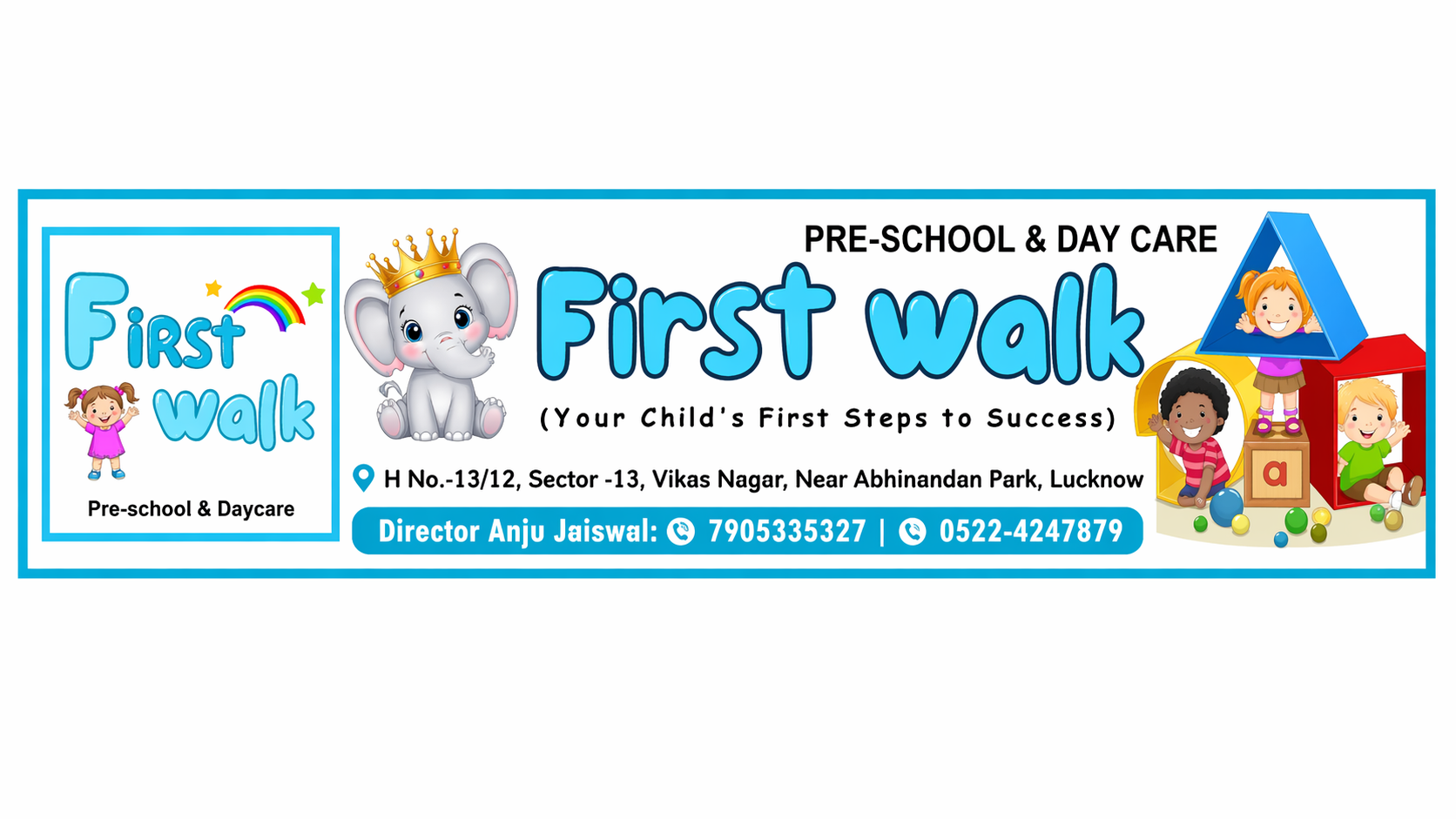 Happy children learning